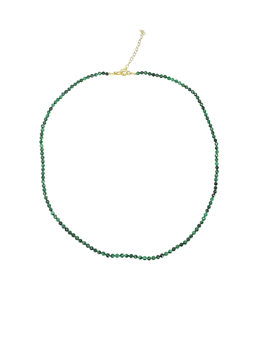 Malachite Beaded Necklace