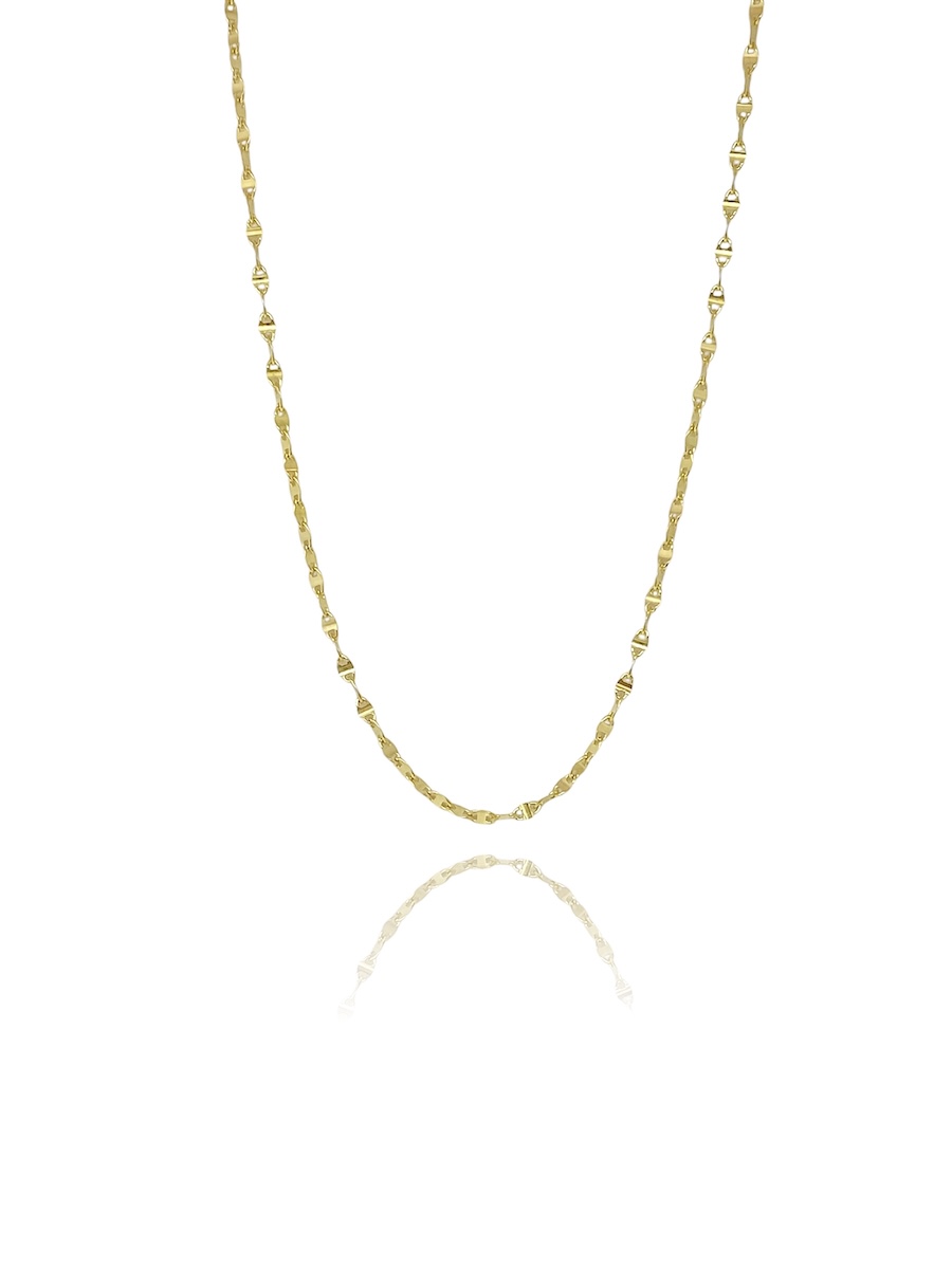 Flat Anchor Link Chain Necklace