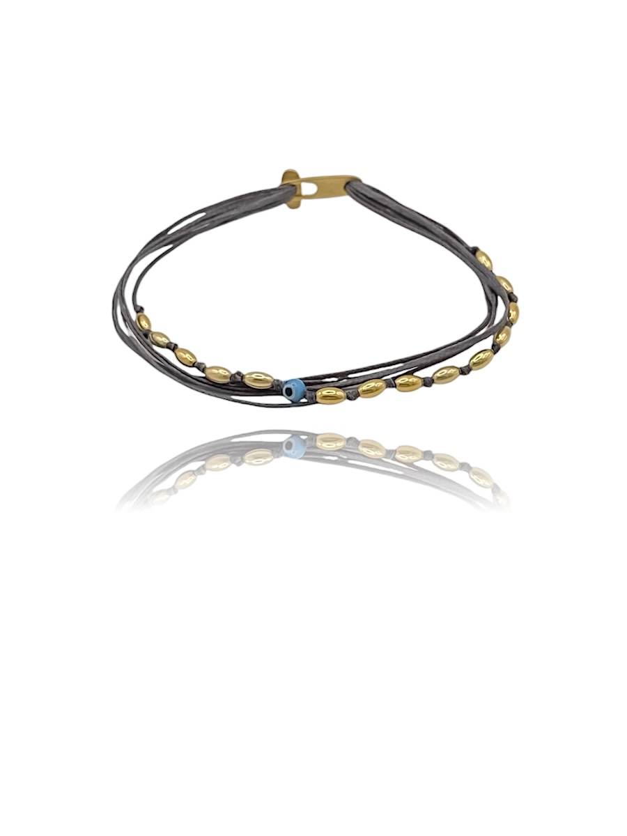 Drop Silver Beads Bracelet, Tonia Moraitaki Jewelry, Unisex Bracelet